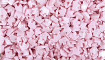 Посыпка сахарная Короны розовые перламутровые